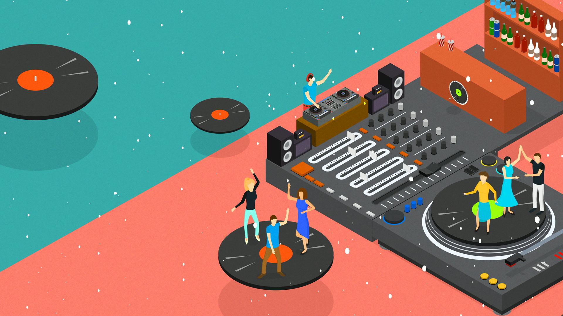 Strut 2 Disco. Hosted by Richard Harle & Chris Bremner.