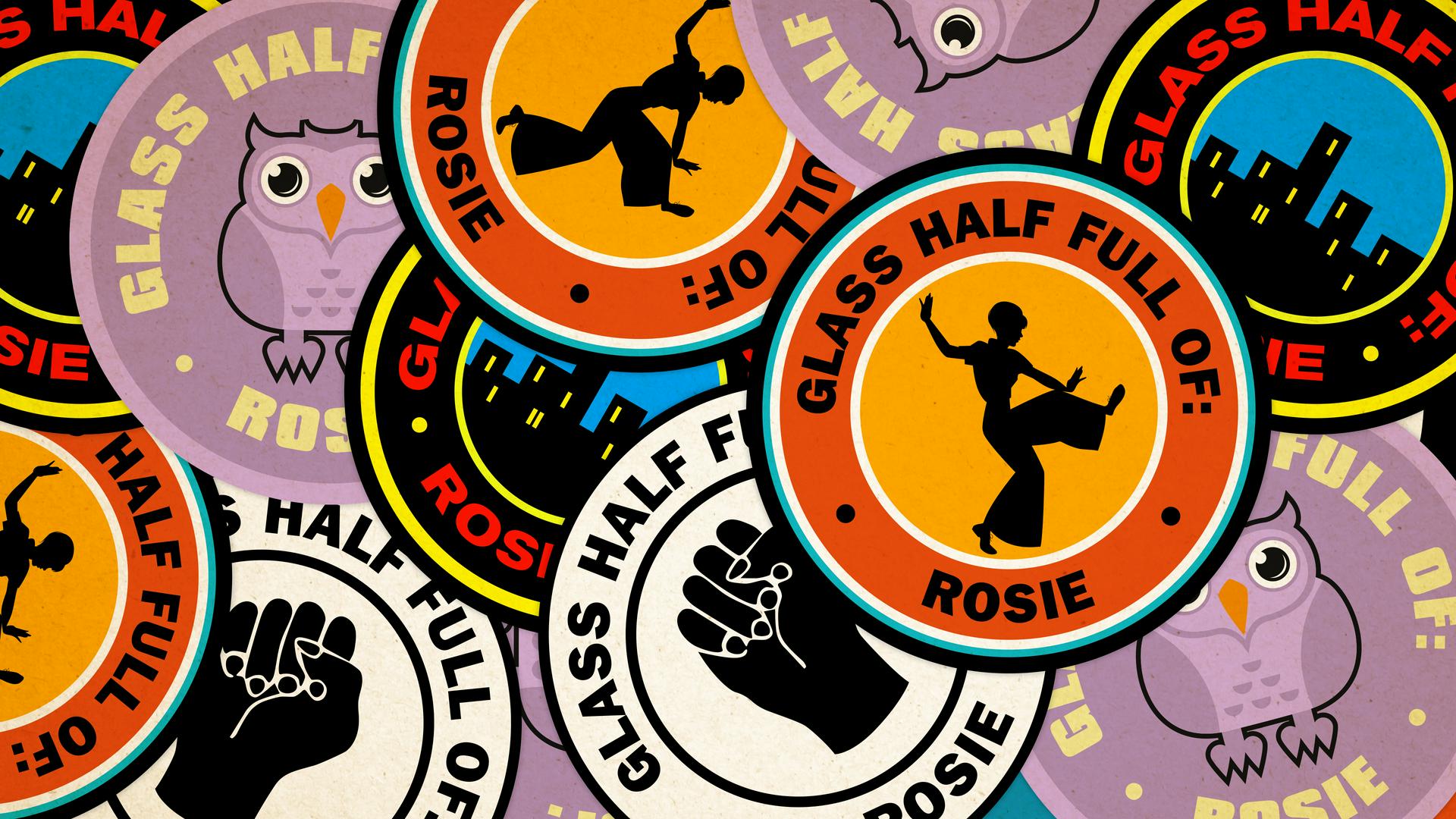 Glass half full of: Rosie. Hosted by Rosie Todd.